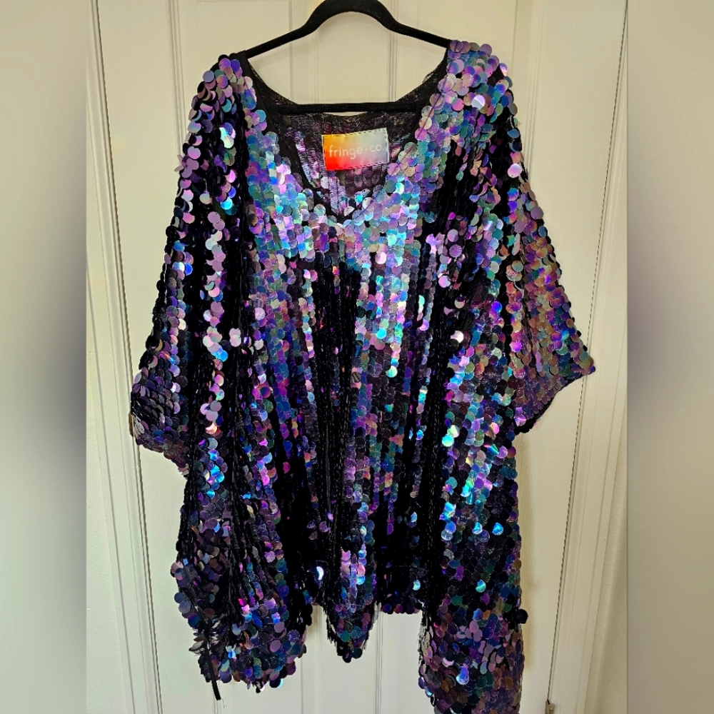 Fringe + Co Deep Gras Caftan